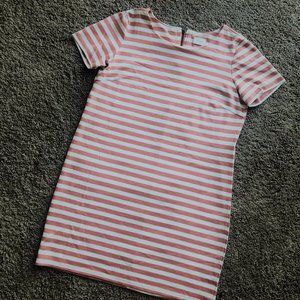 Striped sweater dress